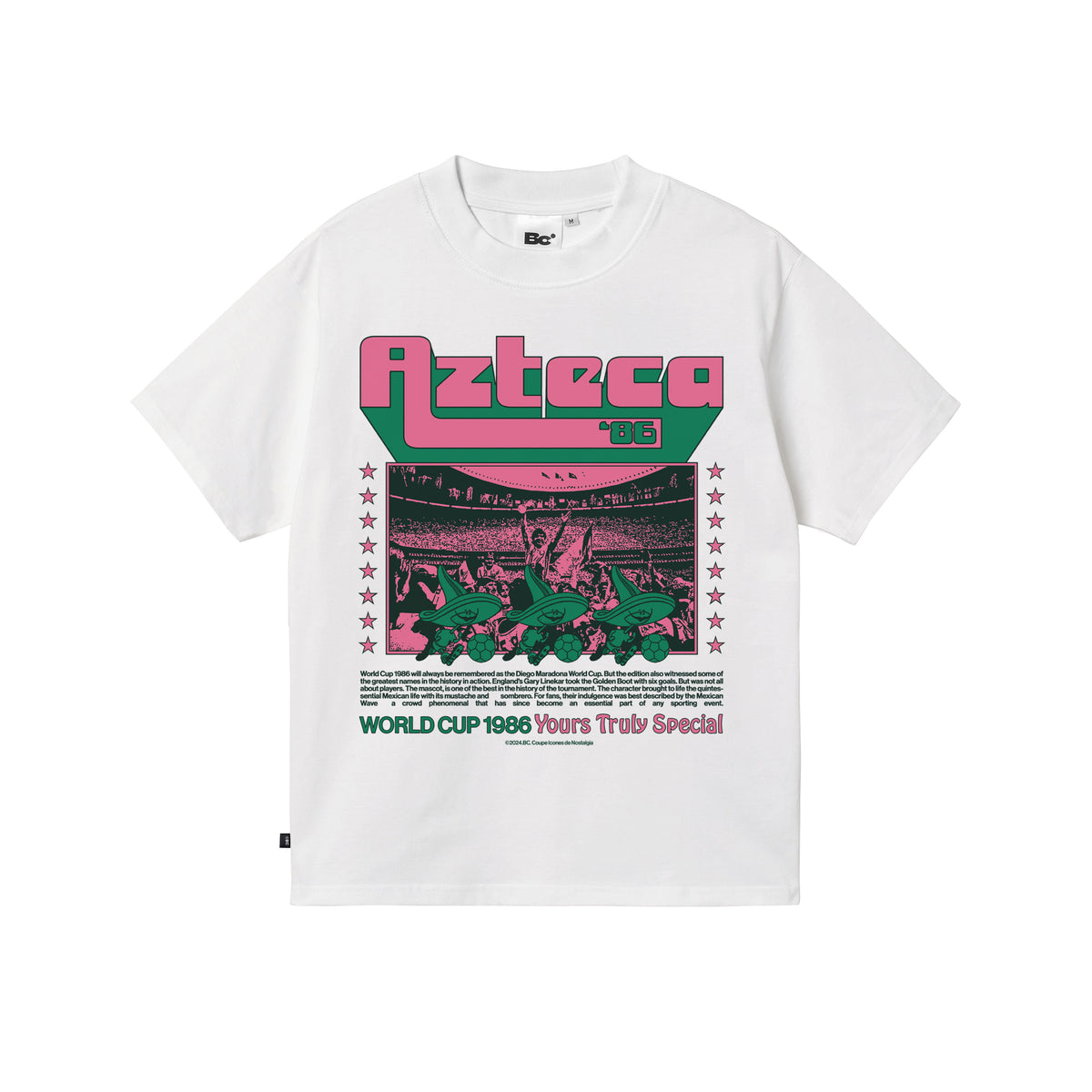 BCSTUDIO - AZTECA WHITE T-SHIRT