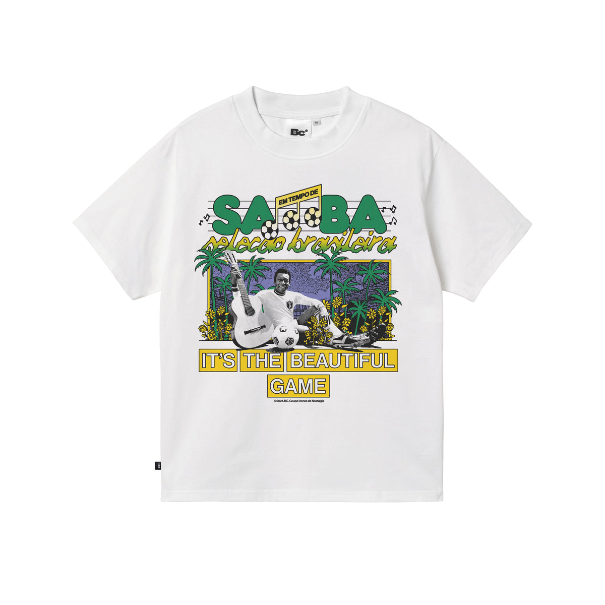 BCSTUDIO - SAMBA WHITE T-SHIRT