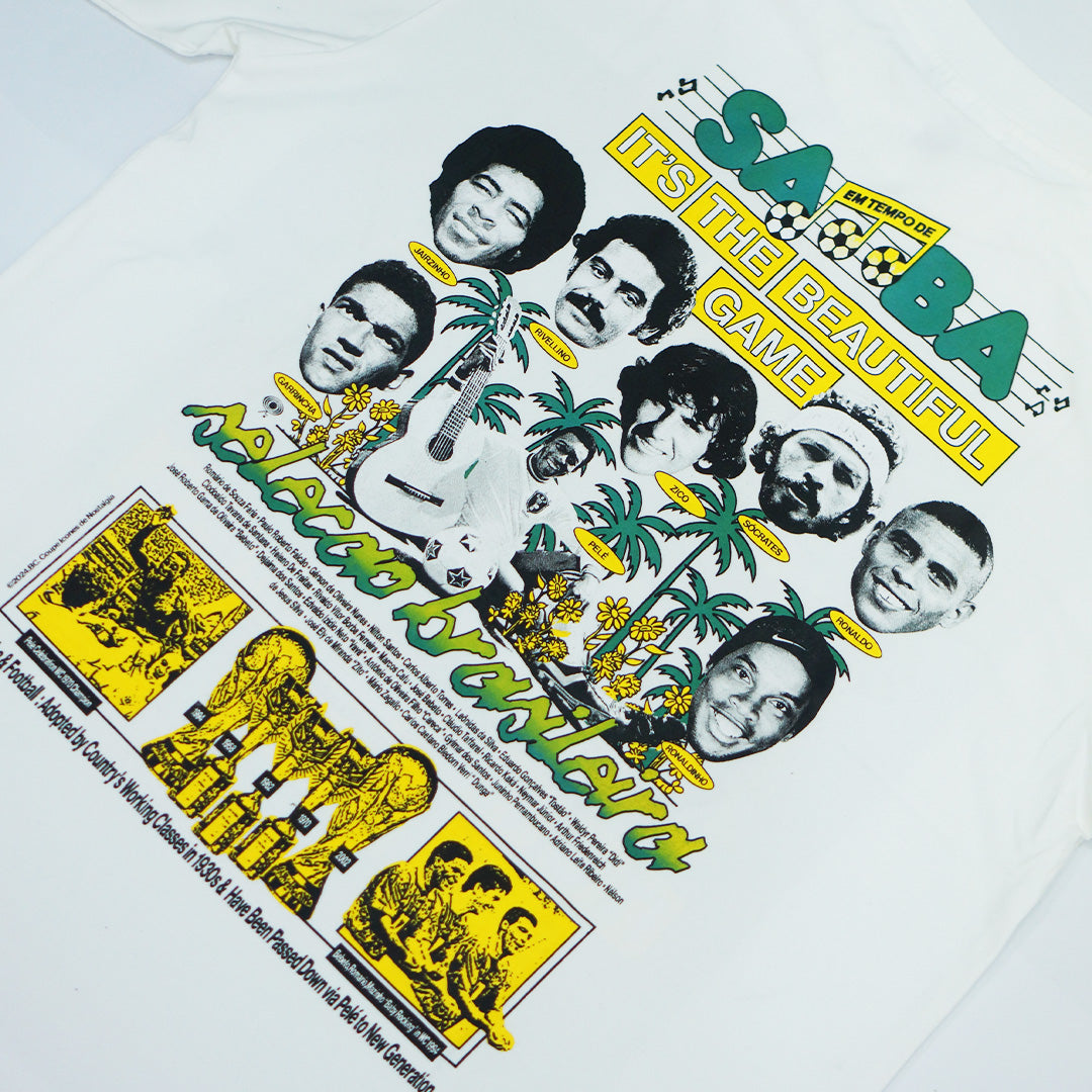 BCSTUDIO - SAMBA WHITE T-SHIRT