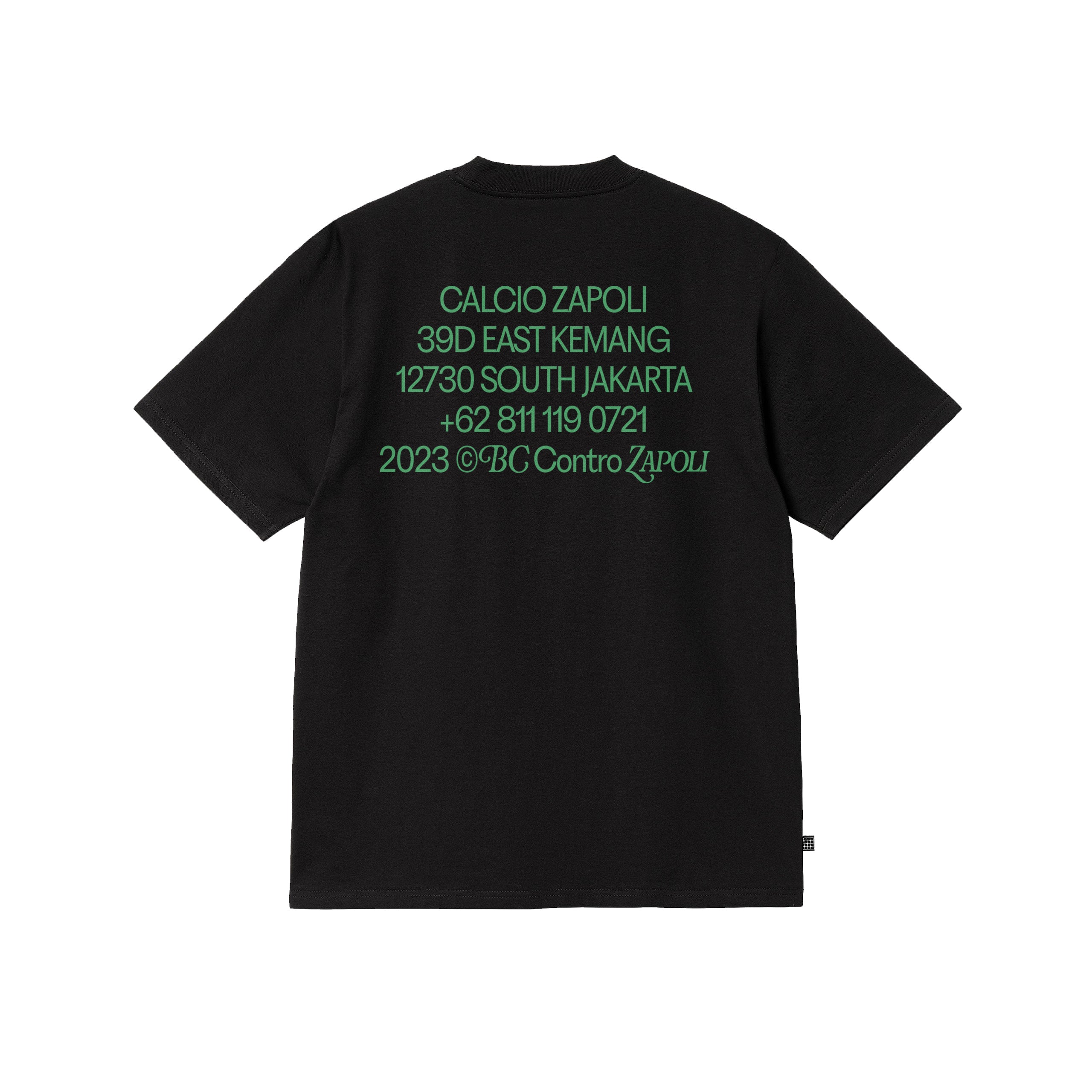 BCSTUDIO X ZAPOLI - DIEGO BLACK T-SHIRT